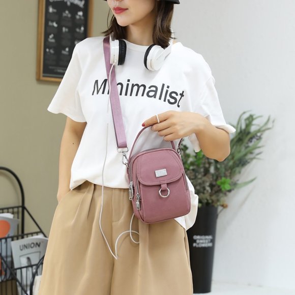 Shoulder bag / DARK BLUE / So practical ! - Picture 9 of 10